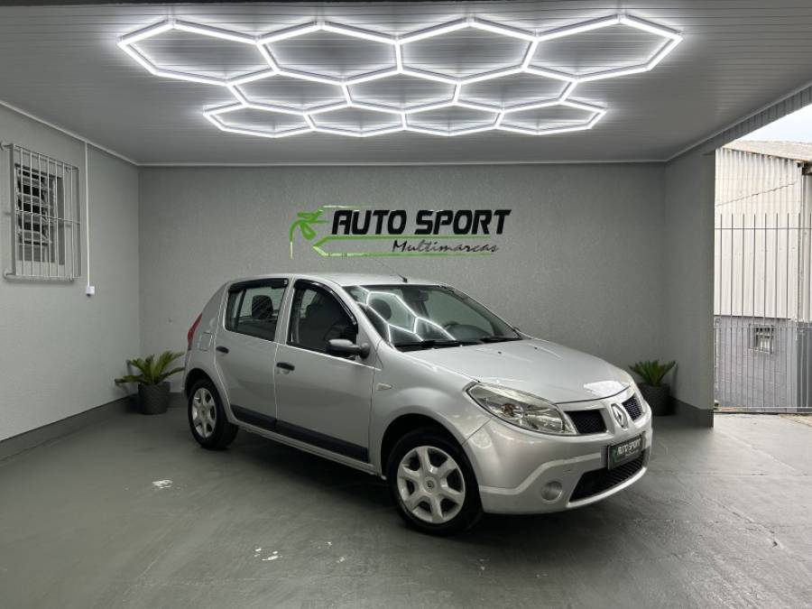 RENAULT - SANDERO - 2008/2009 - Prata - R$ 28.800,00